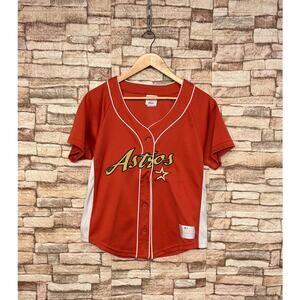 Vintage Houston Astros Lady Slugger baseball jersey Womens Sz Large